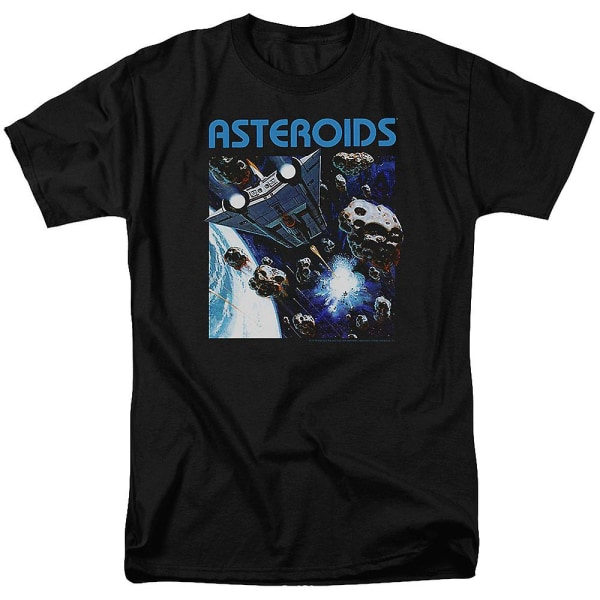 Asteroids Cartridge Art Atari T-skjorte XXL