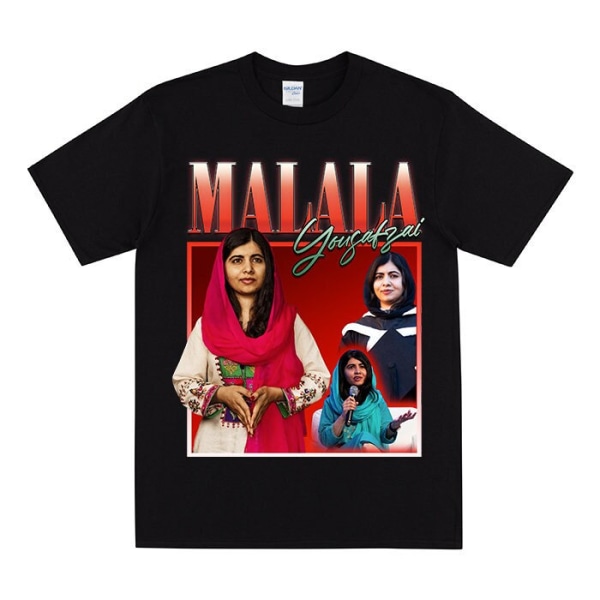 MALALA Hyllning T-shirt Black L