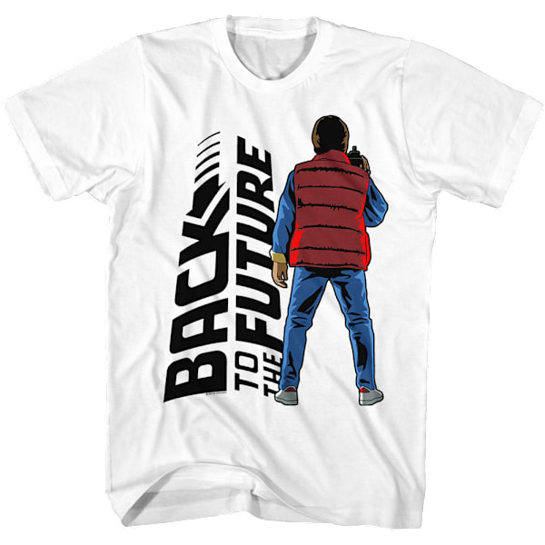 Marty McFly Tilbage Til Fremtiden T-shirt M