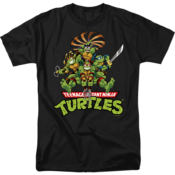 Hjältar med Vapen Teenage Mutant Ninja Turtles T-shirt L
