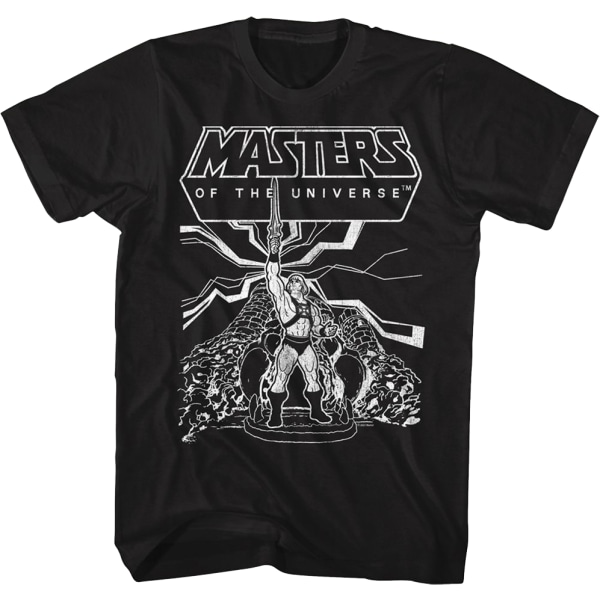 Retro He-Man Jag Har Makten Masters of the Universe T-shirt L