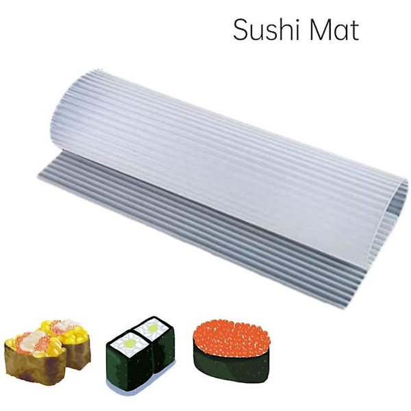 Silikoninen Sushi-matto Rullamatto Makisu DIY Sushi-valmistussarja Tarttumaton Uusiokäyttöinen