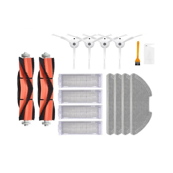 Ny Hepa Filter Sidoborste Huvudborste Moppduk för Mi Robot Vacuum Mop 2 Lite Mop 2 Pro Mjstl Mjs