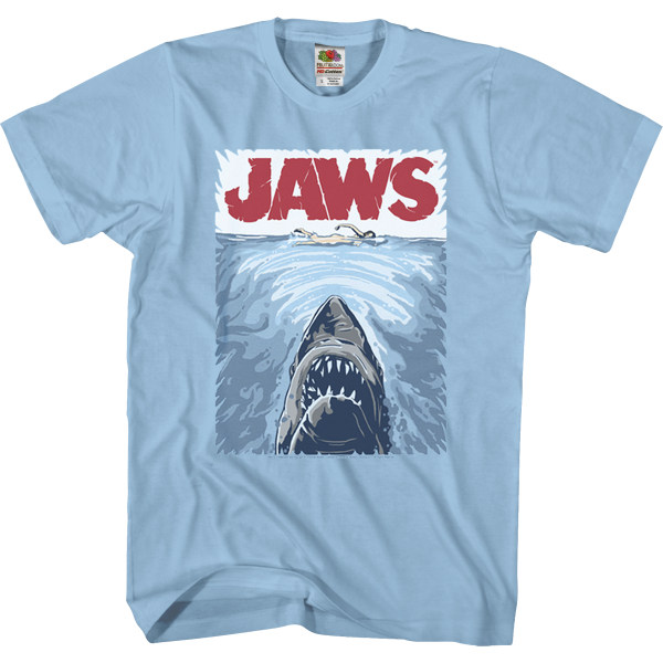 JAWS Grafisk Poster Art T-Shirt XL