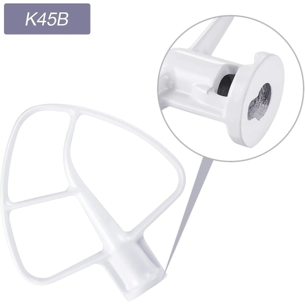 Blandarset för K45dh Deghållare, K45ww Visp, K45b Belagd Platt Blad, 3-delad Skål Stativblandare
