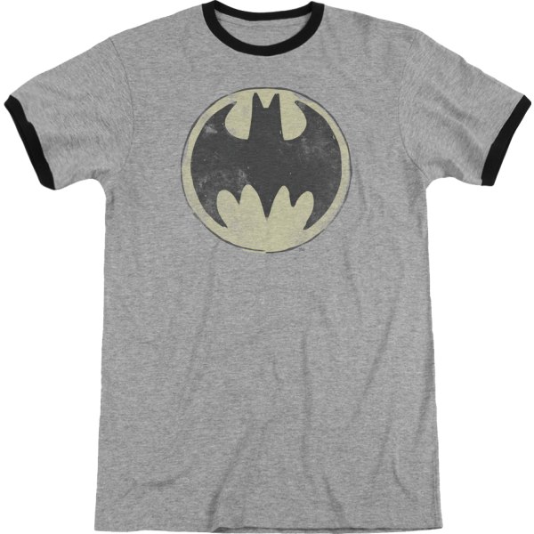 The Bat Signal Batman DC Comics Ringer T-skjorte Ny S