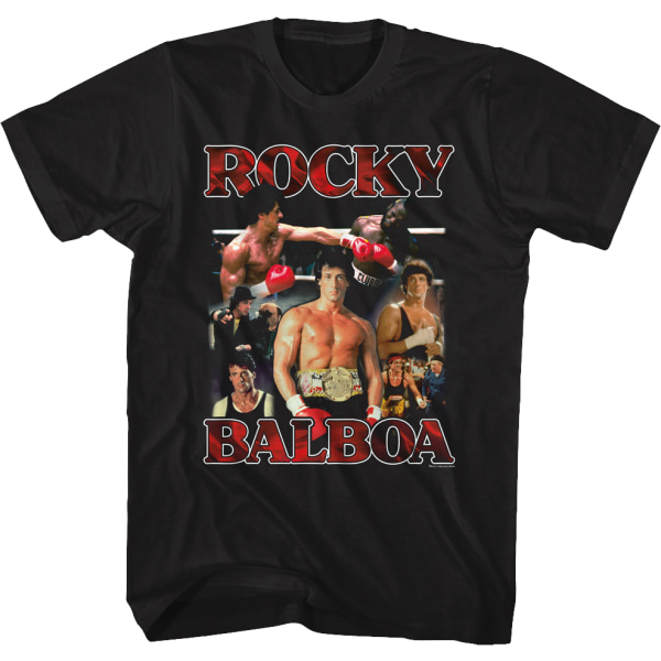 Rocky Balboa Collage Rocky III T-shirt XL