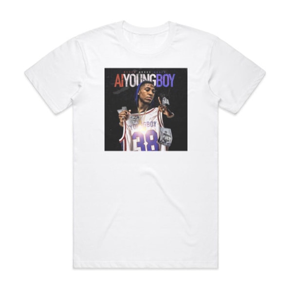 Youngboy Never Broke Again Ai Youngboy Album Cover T-shirt Hvid L