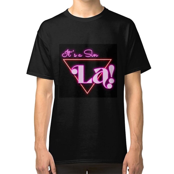 La! Det är en Sin-TV Show Salutation 80-tal Neon T-shirt M