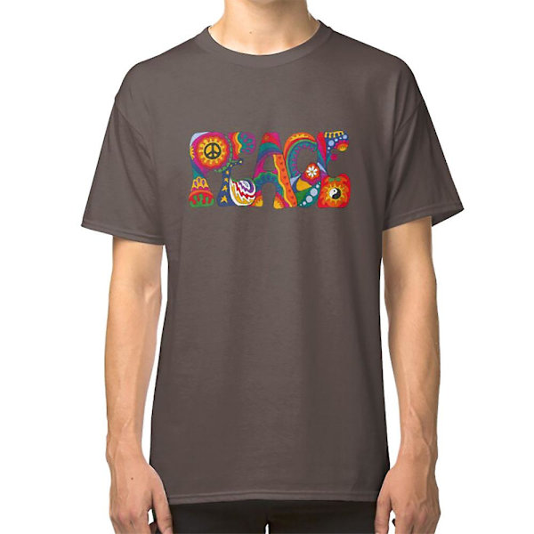 Psykedelisk Fred T-skjorte darkgrey M