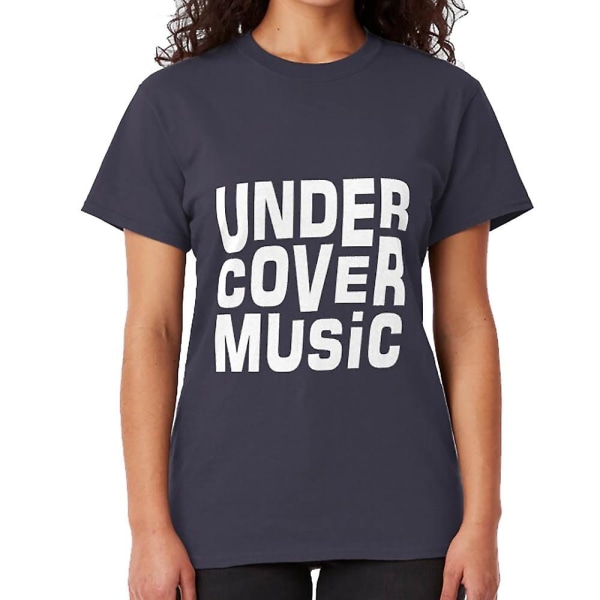 Undercover-musik - T-shirt med logotyp black M