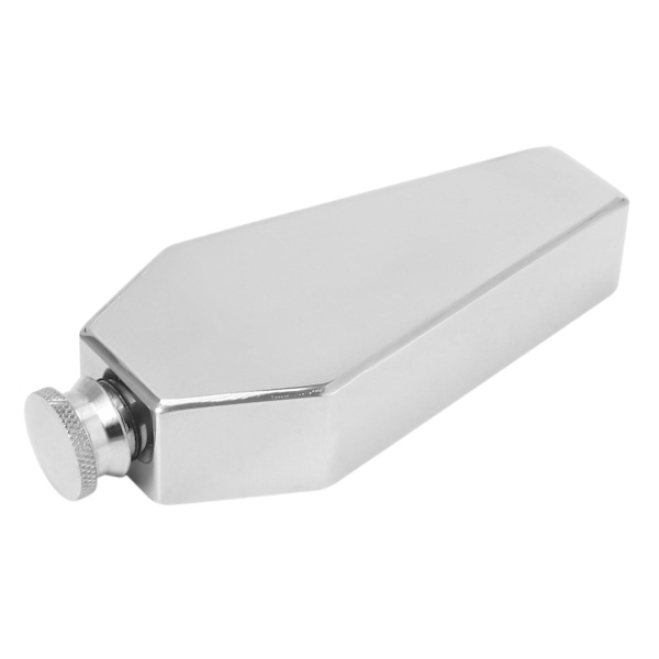 3X Mini Hip Flask 100ml Personifierad Kistaformad Rostfritt Stål Bärbar Hip Flask Reseflaska