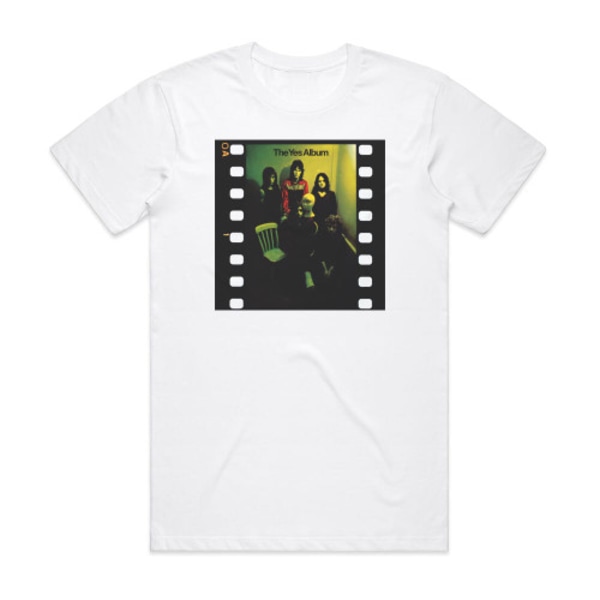 Yes The Yes Album 1 Album Cover T-Shirt Hvid S