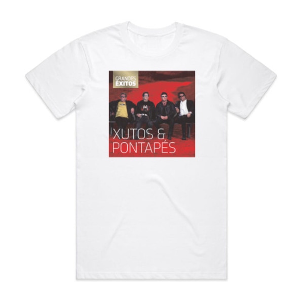 Xutos and Pontapes Grandes Xitos 1 Album Cover T-Shirt Hvid XXL