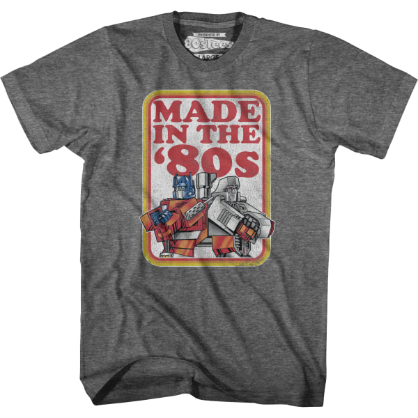 Optimus Prime og Megatron lavet i 80'erne Transformers T-shirt XXL
