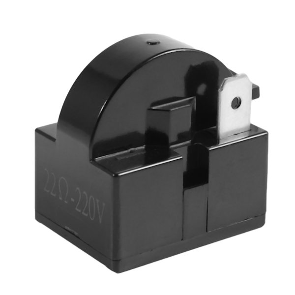 10 stk. plastboks 22 ohm 2-pins PTC startrelé for kjøleskap