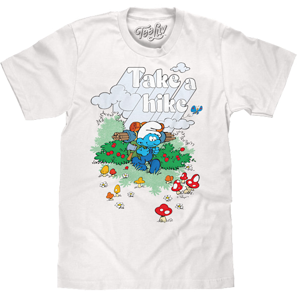 Ta En Vandring Smurfarna T-shirt XXL