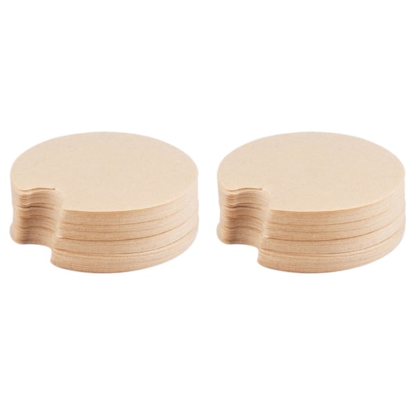 200 stk. avtakbare papirfiltre for gjenbrukbare kaffekapsler - forhindrer tilstopping og holder kapslene rene