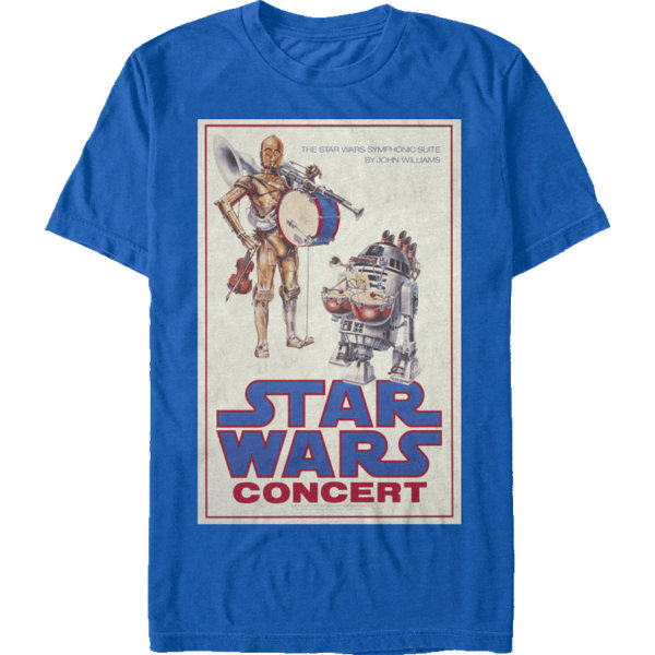 Star Wars Droid Koncert T-shirt XL