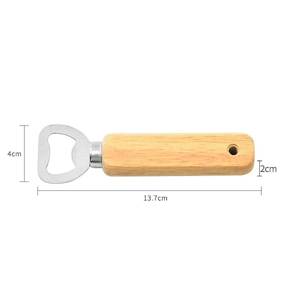 10 stk Flaskeåpner i gummitre, håndholdt, for husholdning/kjøkken/bar