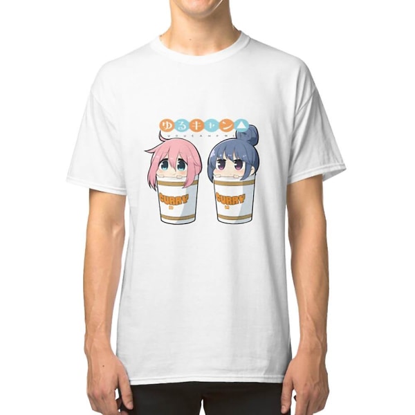 Yuru Camp curry cup T-shirt S