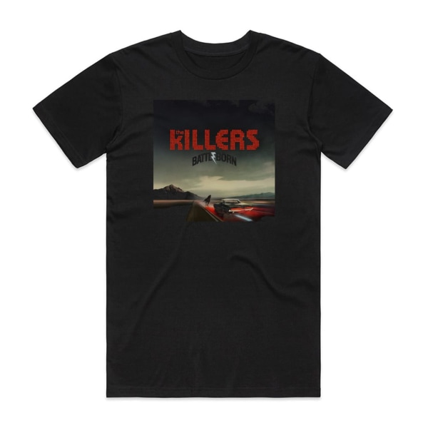 The Killers Battle Born Album Cover T-Shirt Black L