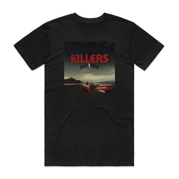 The Killers Battle Born Album Cover T-Shirt Sort M