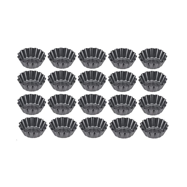 20 Stora Bakformar i Non-Stick, Pizzaformar, Muffinsformar, Äggtartformar med Rufs, Bakplåtar, Pajformar