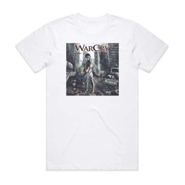 WarCry Revolucin Album Cover T-Shirt Hvid M