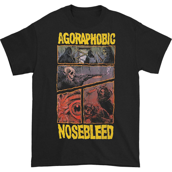 Agoraphobic Nosebleed Mörk Komisk T-shirt XXXL