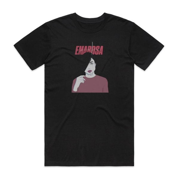 Emarosa Peach Club Album Cover T-shirt Sort XL