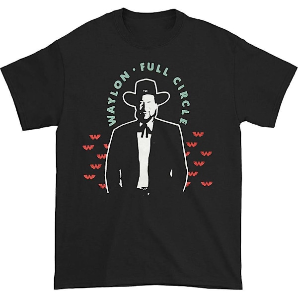 Waylon Jennings Full Circle Tee T-shirt M