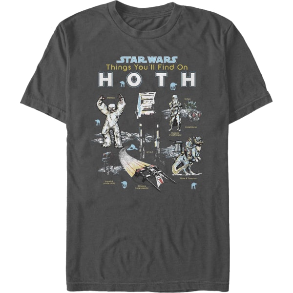 Saker du hittar på Hoth Star Wars T-shirt XXL