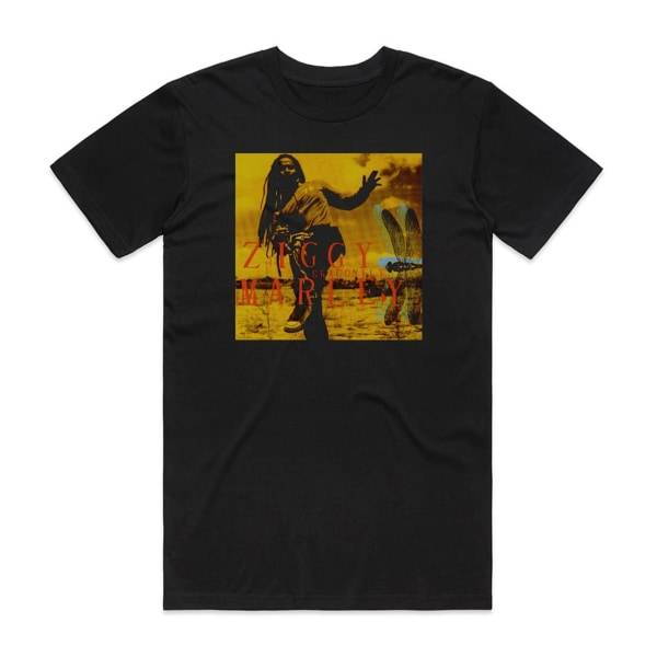 Ziggy Marley Dragonfly Album Cover T-Shirt Sort L