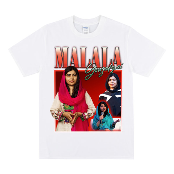 MALALA Hyldest T-shirt White S