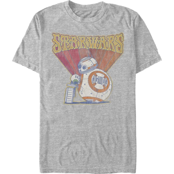 Retro D-O og BB-8 Star Wars T-skjorte XXXL