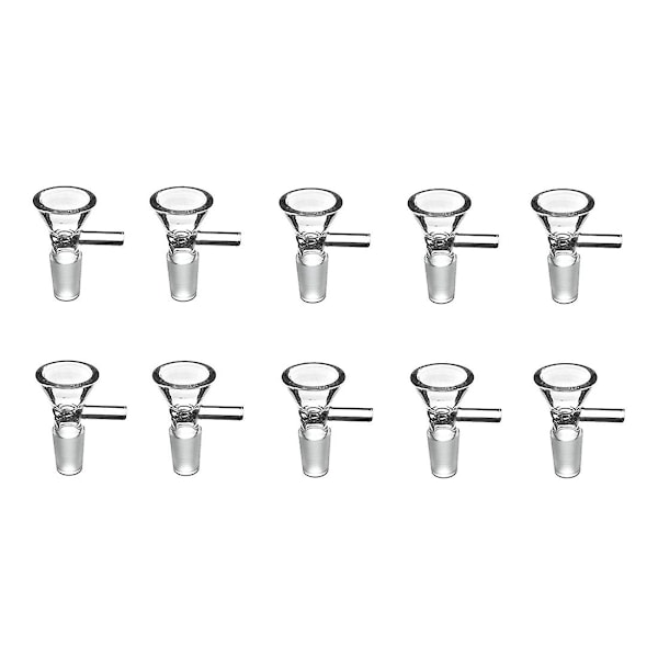 10 stk Glas Tragt Glas Skål Adapter Manuel Klar Opvaskestativ Transparent Holdbar Glas Tragt Skåle