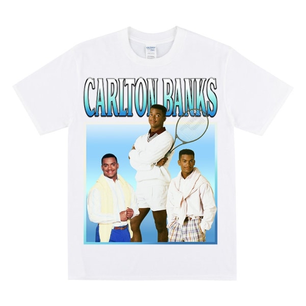 CARLTON BANKS Hyldest T-shirt White L