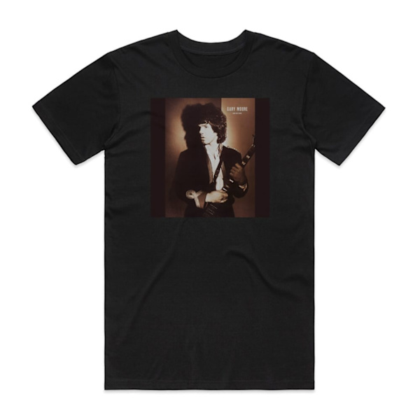 Gary Moore Run For Cover Album Cover T-shirt Svart XXL