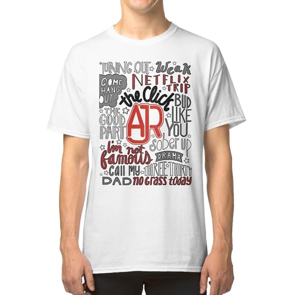 AJR The Click with Background T-shirt S