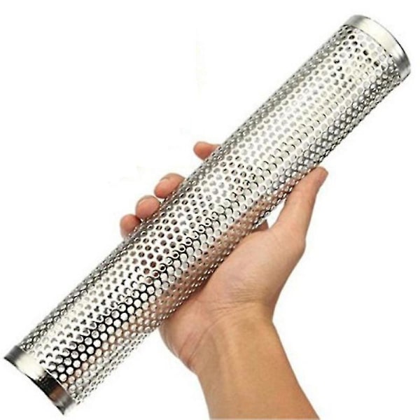 BBQ Rustfrit Stål Fittings Mesh Perforeret Mesh Ryger Rør BBQ Grill Generator Ryger