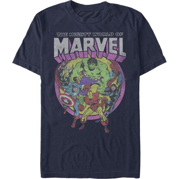 Mahtava Marvel-maailma T-paita Uusi XXXL