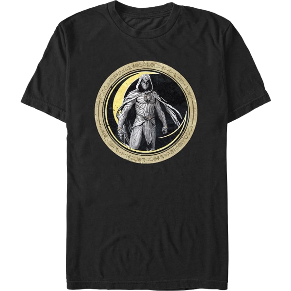 Cirkel Badge Moon Knight T-shirt Ny L