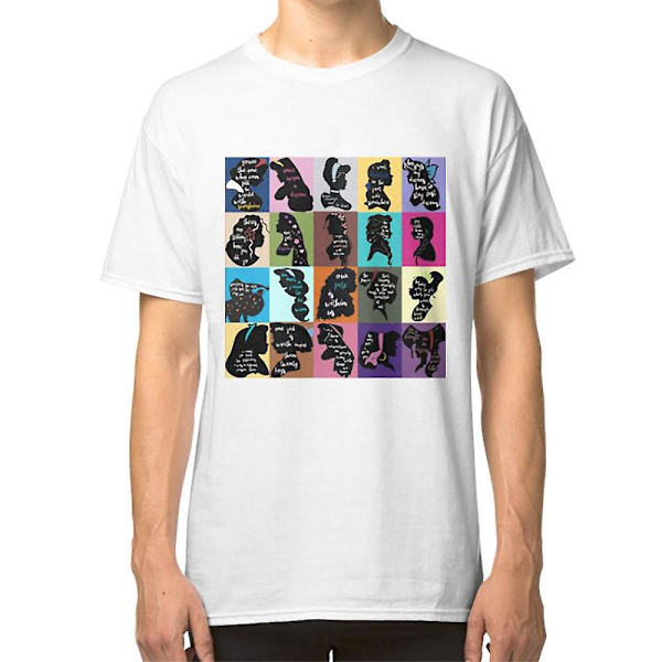 T-shirt med inspirerende citat fra prinsessen XXL