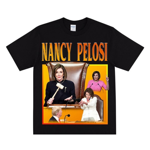 NANCY PELOSI Hyldest T-shirt Black XL