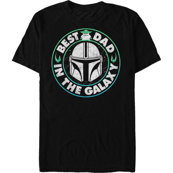 Bedste Far I Galaksen The Mandalorian Star Wars T-Shirt XXXL