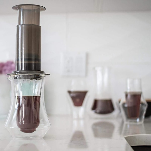 300ml dubbelkanna i glas med hög temperaturbeständighet
