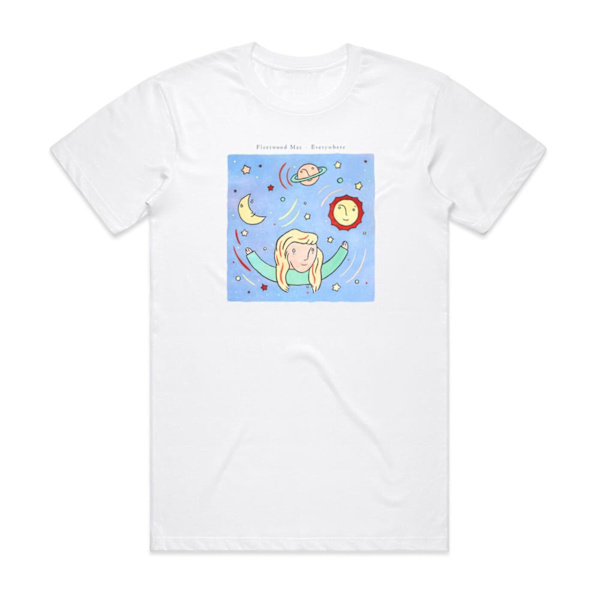 Fleetwood Mac Everywhere Albumomslag T-shirt Vit XXXL