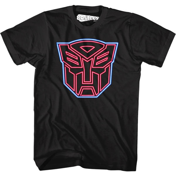 Neon Autobots Logo Transformers T-shirt M