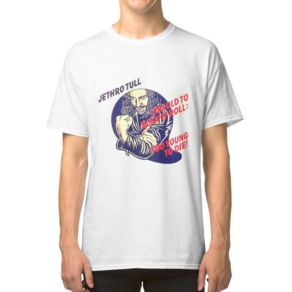 Jethro Tull Too Old to Rock and Roll: Too Young to Die T-shirt white